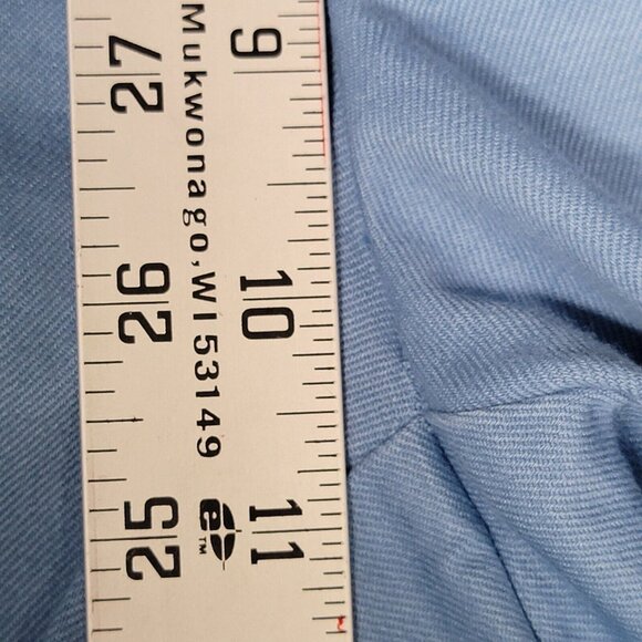 Peter Millar Pilot Twill Shorts Mens Size 33 Blue Chino Pima Cotton Stretch - Picture 8 of 15